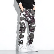 Paul | Camo Cargo Hose Herren in stilvoller Ausführung – Weiß