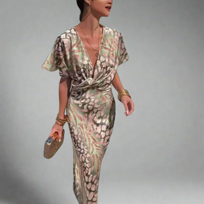 Suse | Premium Maxikleid mit verdrehtem Schnitt für eine elegante Silhouette