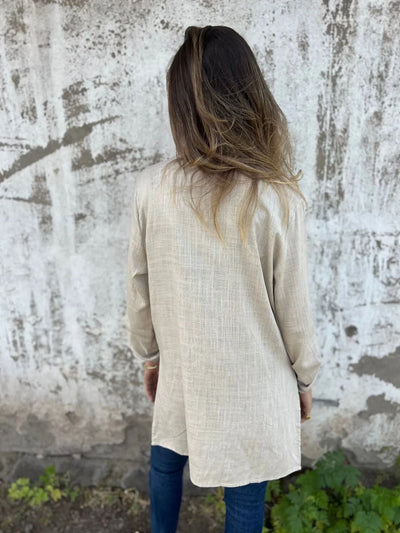 Blazer mit Cut-Out-Stickerei | Ein-Knopf-Verschluss | Lässig-Eleganter Stil