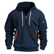Daevric - Softtouch-Hoodie – Dunkelblau