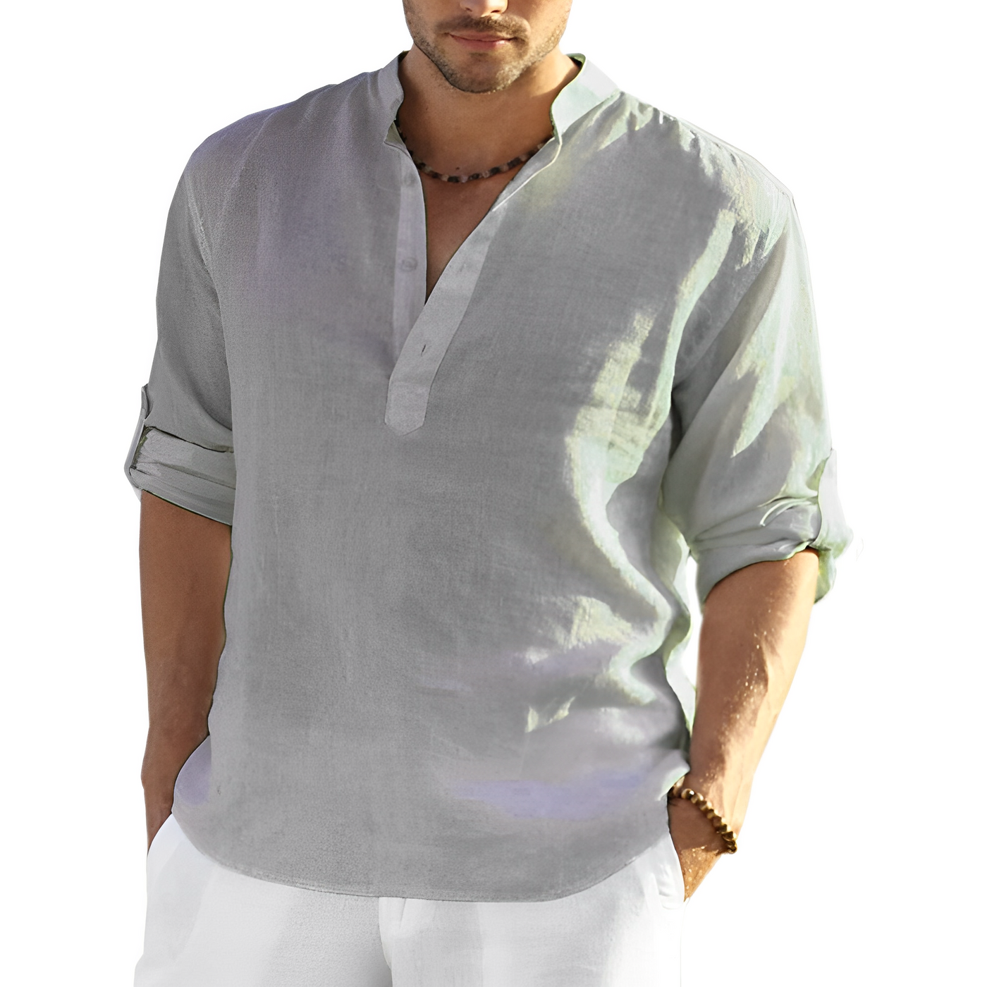 Andrew - Herren-Leinenhemd