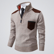 Simon | Herrenpullover elegant warm für die Winterzeit – Beige