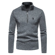 Herren Turtleneck Freizeitjacke – Dunkelgrau