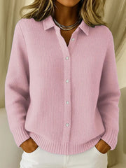 Elisenda - Soft-Touch-Strickpullover – Rosa