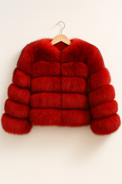 Kirsten Kunstfelljacke Flauschig Kurz