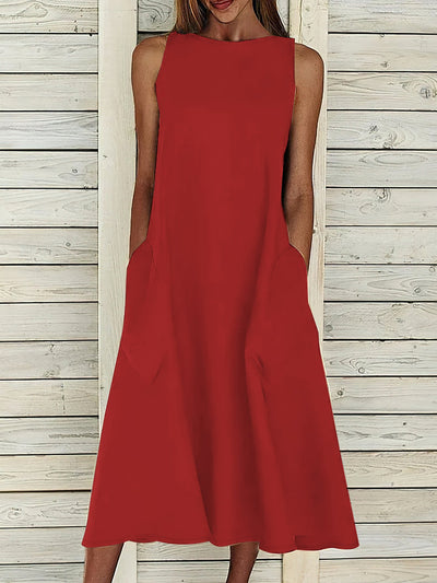 Schwarzes maxikleid - Nora