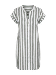 Camelia - fließendes Hemdkleid – Grau