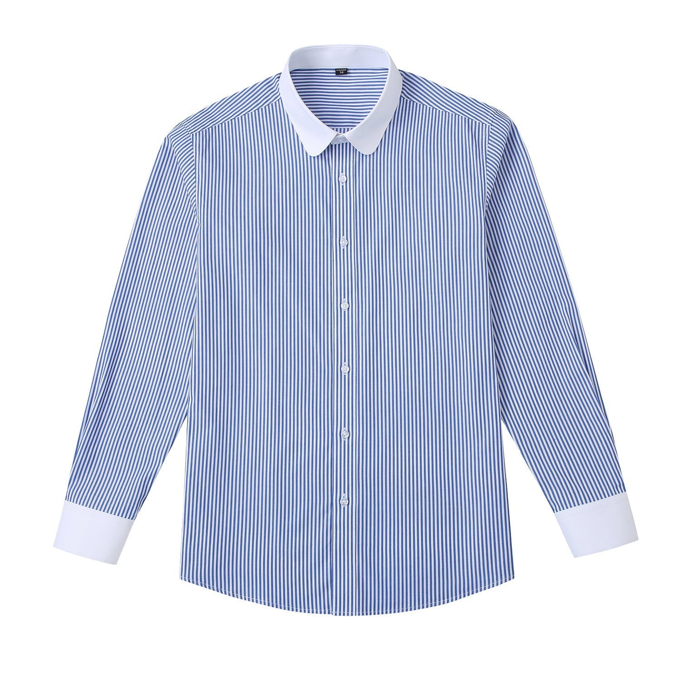 Tommy | Authentisches weißes und blaues Hemd