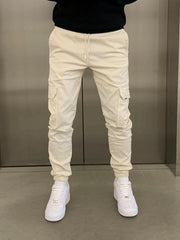 Finn | Bequeme Stretch-Cargohose Herren stilvoll – Beige