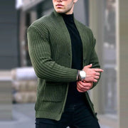 Benjamin | Urban Utility Moderne Strickjacke Für Herren – Grün
