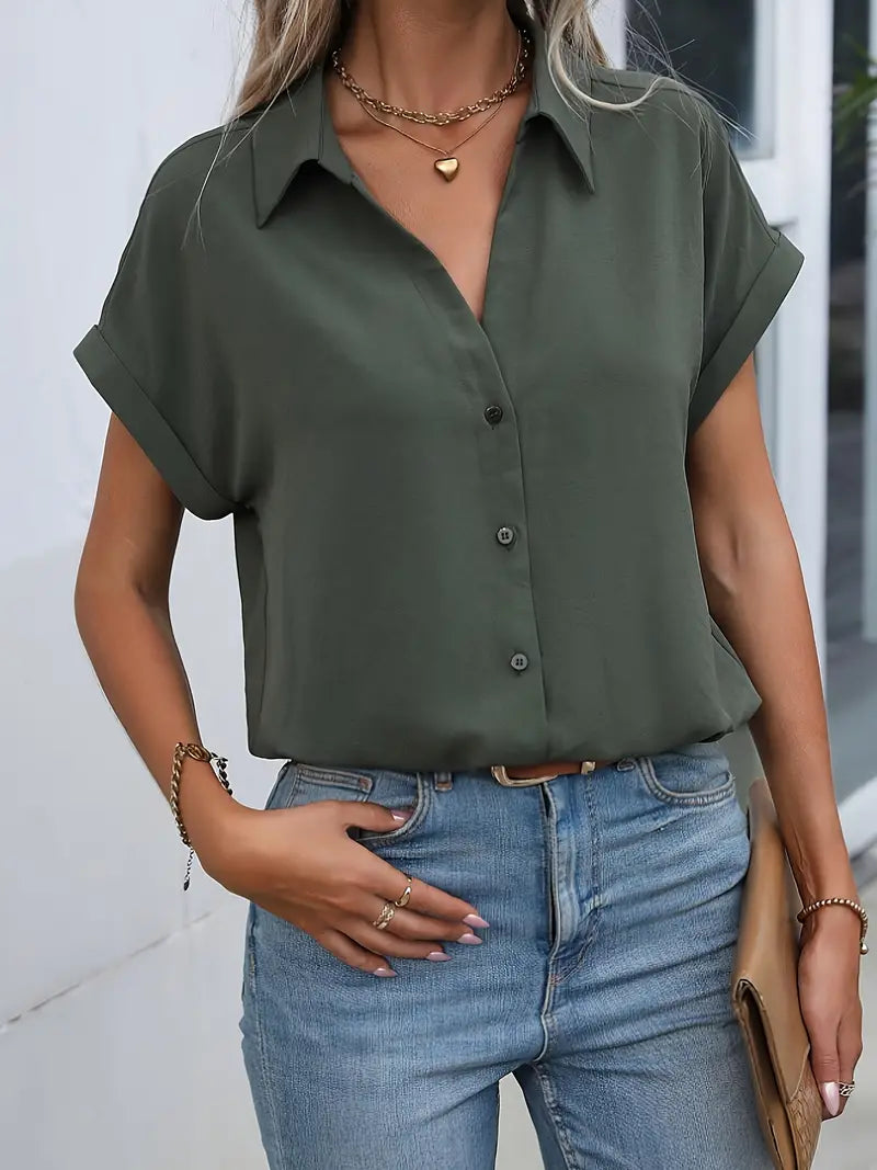 Zyra - Lässiges Frühlingsshirt Komfortabler Stil