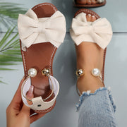 Elinette - Luxuriöse Slip-on-Sandalen – Beige