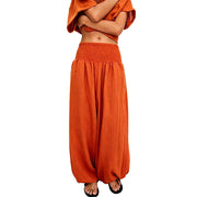 Anavie - Weiche Haremshose – Orange