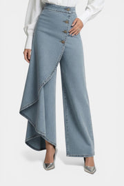Bianca | Stilvolle Jeans mit hoher Taille – Hellblau