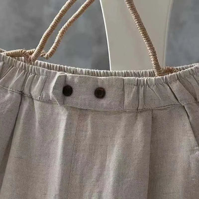 2.0 Maureen | Bequeme Freizeithose aus Baumwolle und Leinen