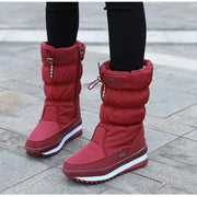 Arvani Winter-Schneestiefel – Rot