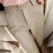 Jonas | Wollhose in feiner Verarbeitung für Herren – Beige