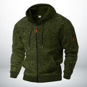 Paula | Stylische Herren-Fleecejacke cozy & modern – Olivgrün
