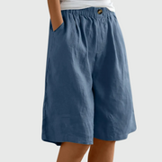 Sommerfeld | Luftige Shorts mit elastischem Bund (1 kaufen, 1 GRATIS dazu) – Blau