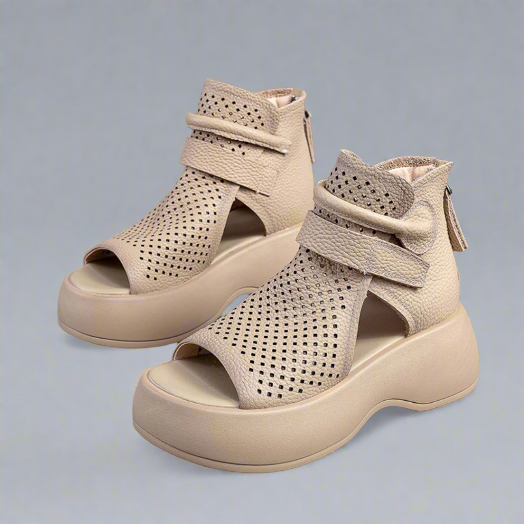 Annelore | Elegante Ledersandalen für ultimativen Komfort