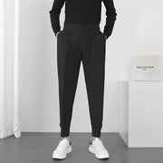 Micheal - Modische, bequeme, locker sitzende Herren-Hose – Schwarz