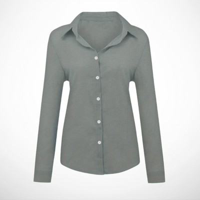 Bluse aus Leinen | Umlegekragen | Luftig & Zeitlos