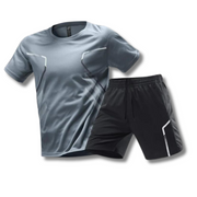 Sommerfeld | Performance-Sportset für Herren (1 Kaufen, 1 GRATIS dazu) – Dunkelgrau