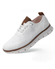 Herren Schnürer Plattform Turnschuhe – Weiß