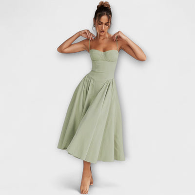 Rosalie - Verfeinertes ärmelloses Korsettkleid