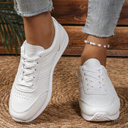 Bellarie - Gepolsterte Sneaker – Reinweiß