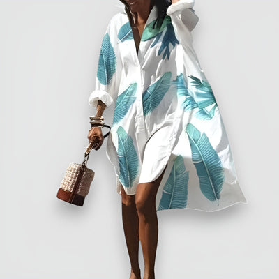 Kleid mit Print | Lockerer Schnitt | Sommerlicher Flair