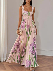 Floralis | Elegantes Blütenkleid – Rosa