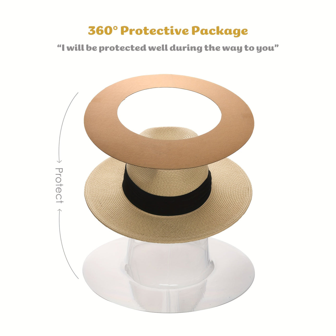 Trendiger Sonnenhut mit breiter Krempe für Damen & Herren – SunShield Panama