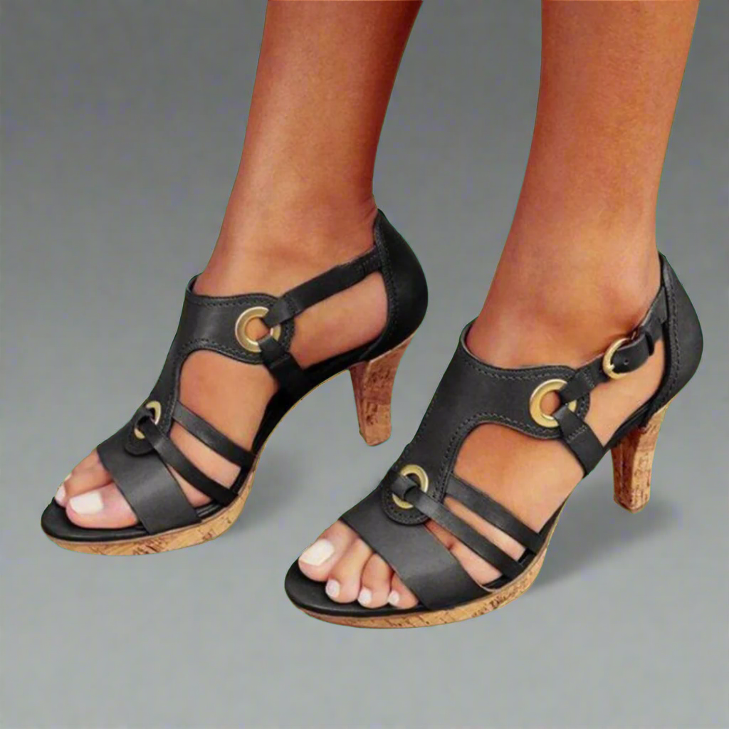 Jutta | Bequeme Sandalen mit Absatz
