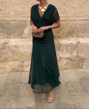 Lady™ - Wickelkleid mit drapiertem Schnitt – Grün