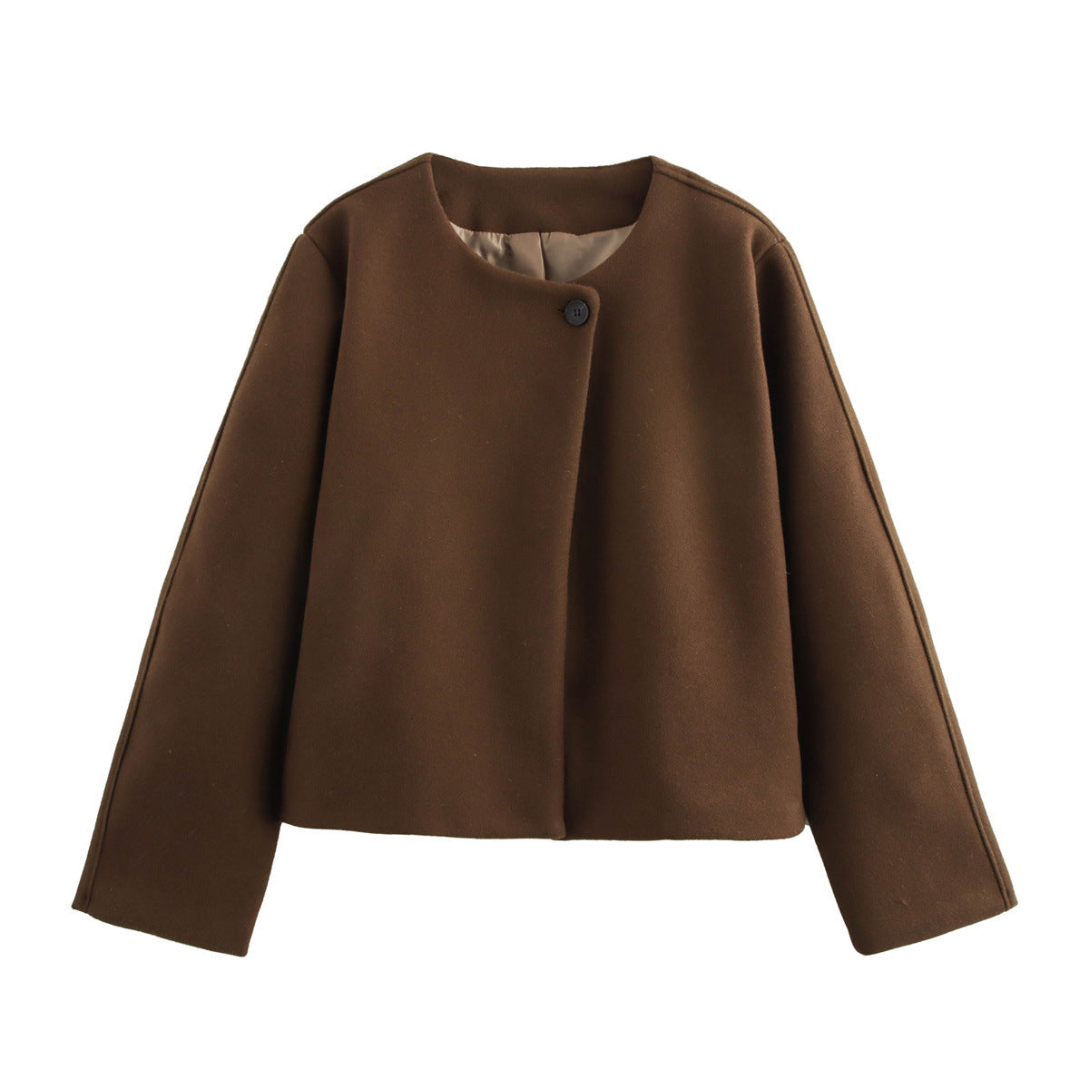 Delilah - Gesteppter Wollmantel, warmer Vierkantkragen