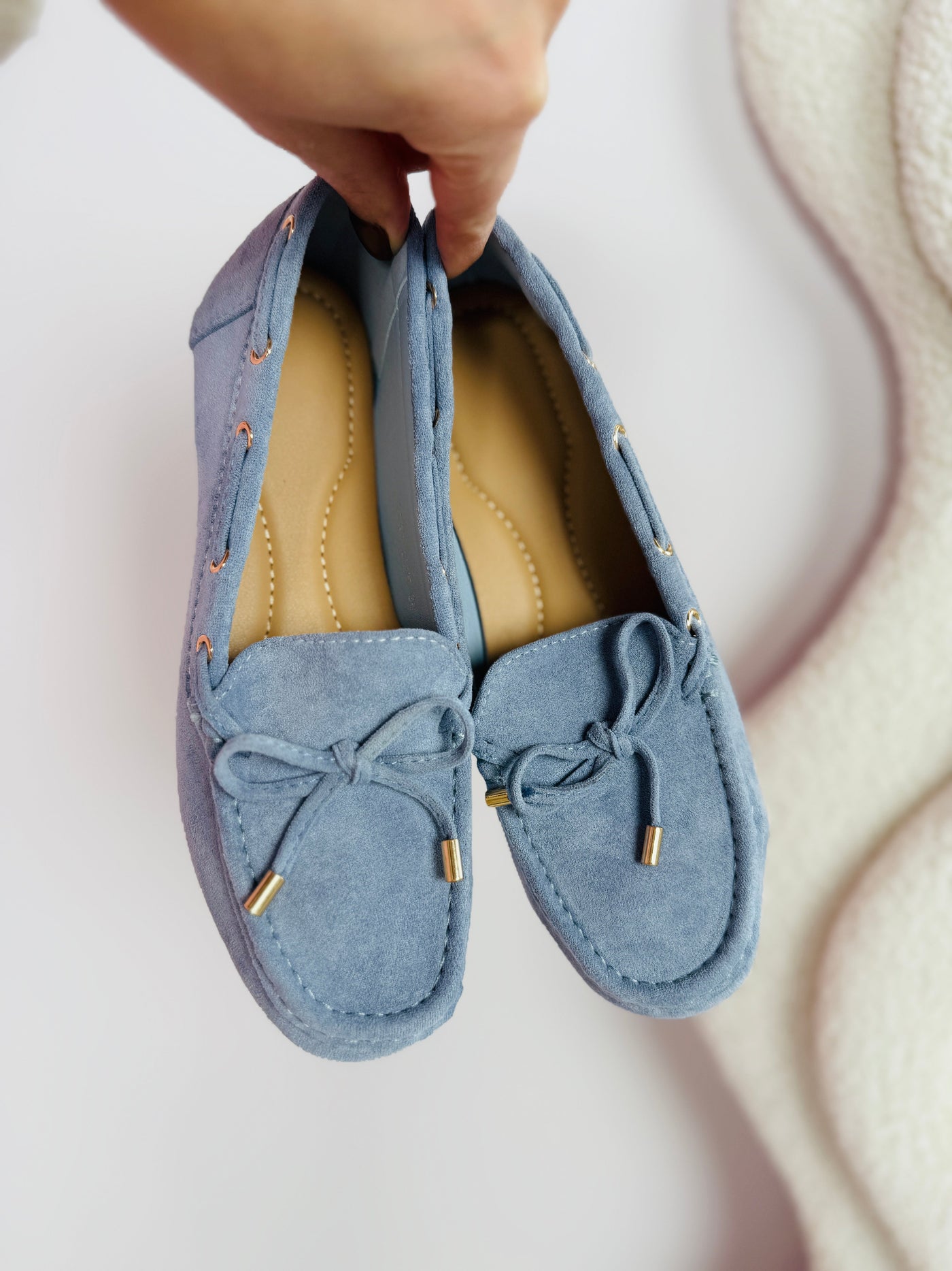 Mokassins mit Zierschleife | Weiches Obermaterial | Zeitloser Komfort