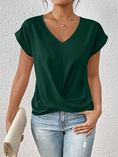 Chloé | Lässiges T-Shirt mit weichem V-Ausschnitt