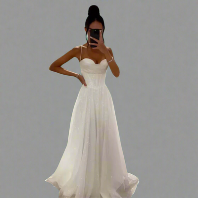 Annika | Elegantes Maxikleid aus Premiumstoff für sonnige Anlässe