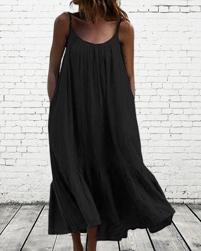 Sophie - weißes sommer-maxikleid