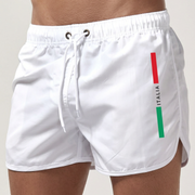 Halden - Schnelltrocknende Badeshorts – Weiß