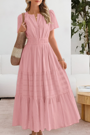 Isyara | Luftiges Boho-Charm Kleid – Rosa