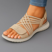 Serafina - Stützende Riemchensandalen – Beige