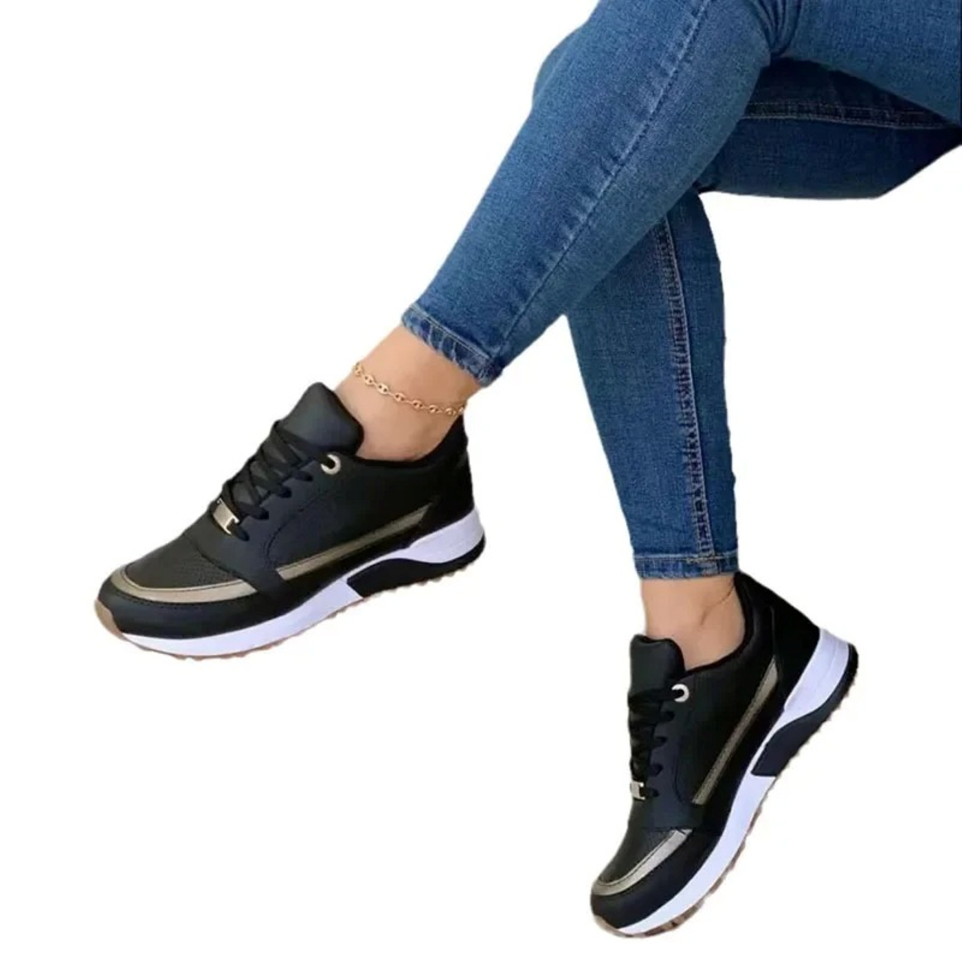 Elegante Schnür-Sportschuhe für Damen