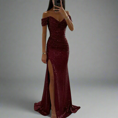 Zenobia | Glitzerndes Kleid mit premium Stoff für unvergessliche Nächte