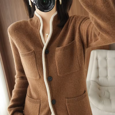 Alexa | Wärmende Damen Strickjacke