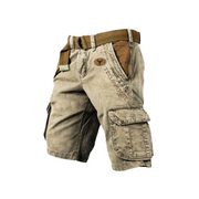Felix | Sommerliche Herrenshorts mit funktionalen Taschen – Khaki