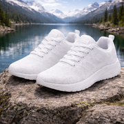 Orthopädische Slip-On-Sneaker für Damen | Fußgewölbestütze – Weiß