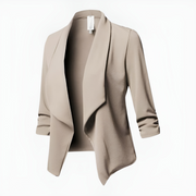 Blazer Mit Langen Ärmeln Für Damen Formal - Vittorelli – Beige