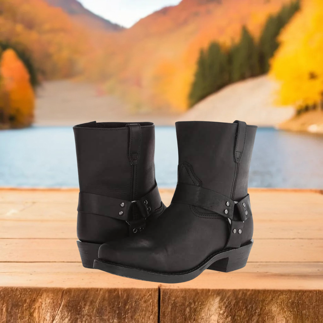 Jannes robuste Bikerstiefelette